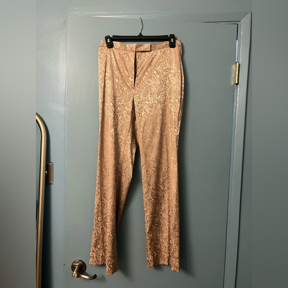 Vintage Silk Paisley Pants